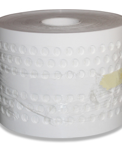 Egg belt 245x1.3 - 60m white KB PP / 6 rows 20mm holes